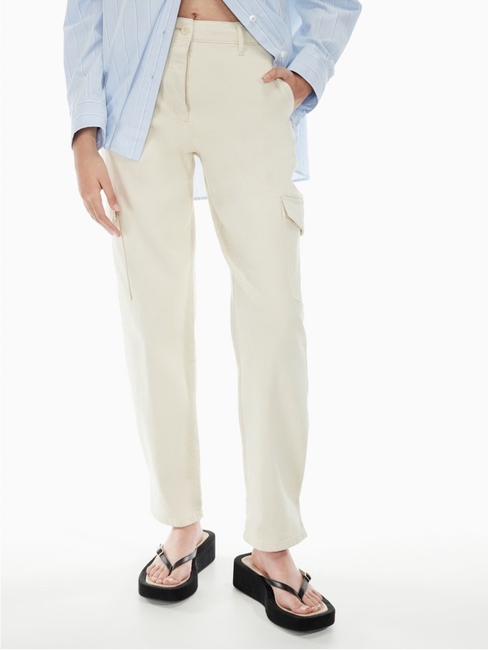 Wilfred Cream Cargo Pants